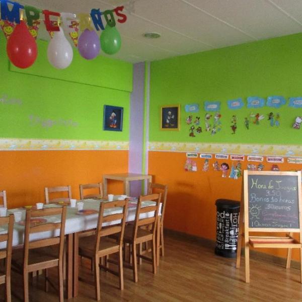 Interior del centro de ocio infantil