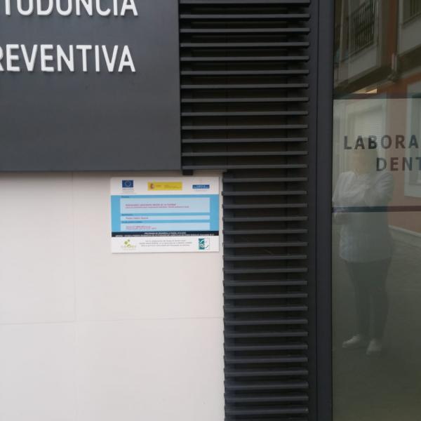 Entrada principal al laboratorio