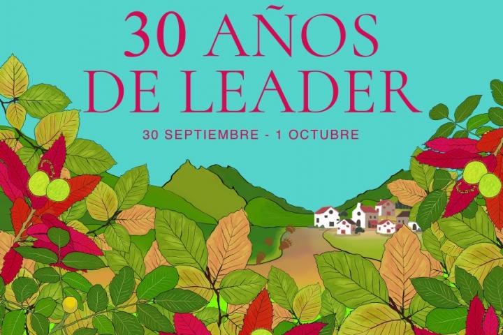  Cartel de las jornadas LEADER que se celebran en Somieod