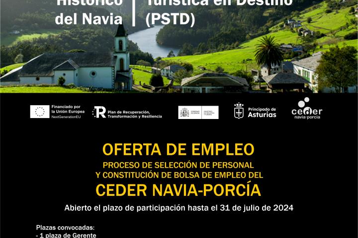 plaza gerente y técnico PSTD parque histórico del navia